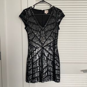 Sequined Parker Mini Dress